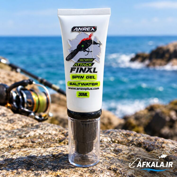 ژل ماهیگیری ANREX مدل SPIN GEL SALTWATER حجم 30 میلی‌لیتر