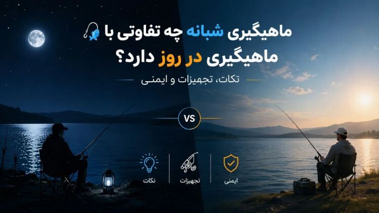 ماهیگیری شبانه چه تفاوتی با ماهیگیری در روز دارد ؟
