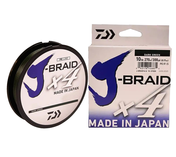 نخ ابریشم (براید) J_BRAID X4 برند DAIWA